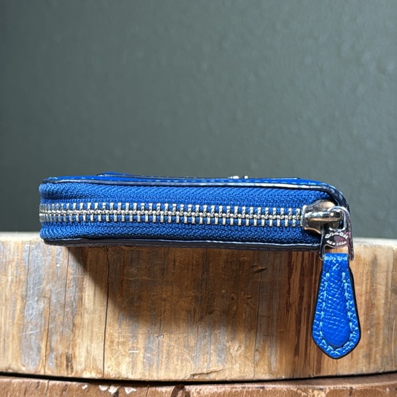 HTF COLOR COACH ACCORDION ZIP WALLET - Picture 6 of 13